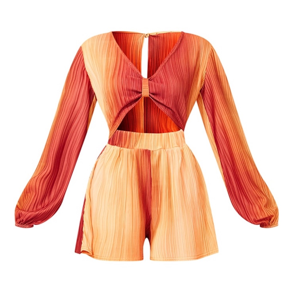 NWT Ombré Balloon Sleeve Romper
